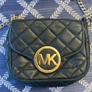 Michael Kors black cross body bag